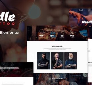 Needle - Tattoo Studio Elementor Template Kit