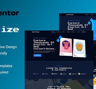 Neftize - NFT Portfolio & Digital Items Elementor Template Kit