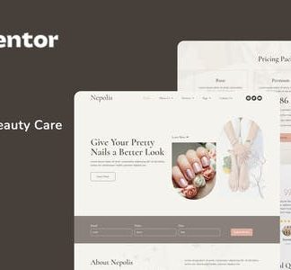 Nepolis - Nail Salon Beauty Care Elementor Template Kit