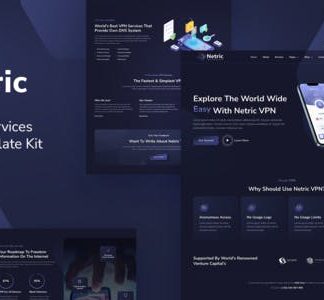 Netric – Proxy & VPN Services Elementor Template Kit
