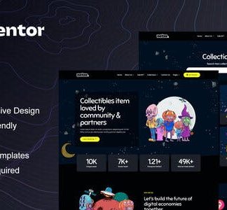 Netzo - NFT Portfolio Elementor Template Kit