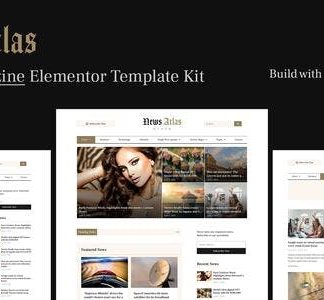 NewsAtlas  – News & Magazine Elementor Template Kit