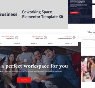 Next Business - Coworking Space Elementor Template Kit