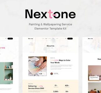 Nextone - Painting & Wallpapering Service Elementor Template Kit