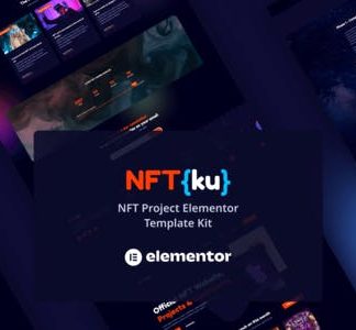 NFTku - NFT Project Elementor Template Kit