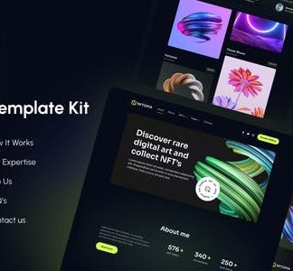 Nftopia - NFT Portfolio Elementor Pro Template Kit