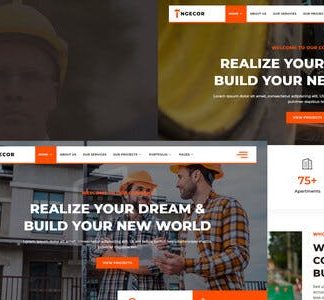 Ngecor - Construction & Building Company Elementor Template Kit