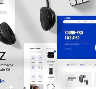 Noiz – Audio Store WooCommerce Elementor Template Kit