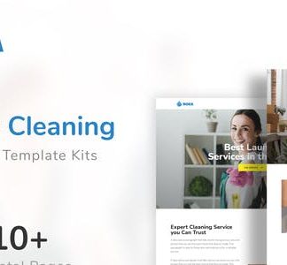 Noka - Cleaning Services Company Elementor Template Kit