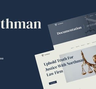 Northman - Law Firm Elementor Template Kit