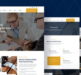 Notariz – Notary Public & Legal Services Elementor Template Kit