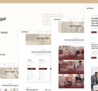 Notart | Notary Public & Legal Services Elementor Template Kit