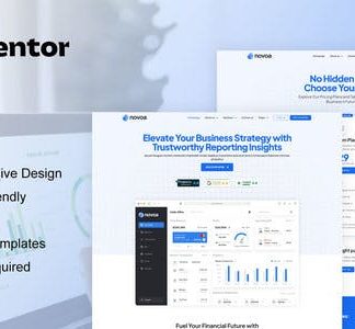 Novoa - Saas & Finance Software Service Elementor Template Kit