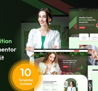Nutrio - Diet & Nutrition Coach Template Kit