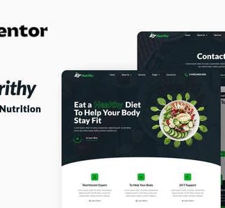 Nutrithy - Healthy Food & Nutrition Elementor Template Kit