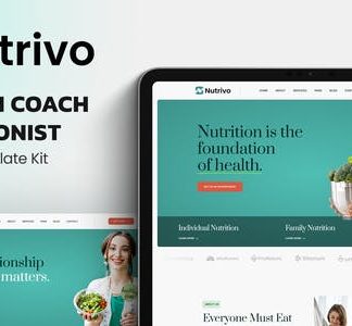 Nutrivo – Nutrition Coach & Nutritionist Elementor Template Kit