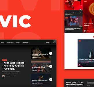 Nvic - Blog & Magazine Elementor Template Kit