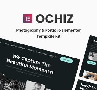Ochiz - Photography & Portfolio Elementor Template Kit