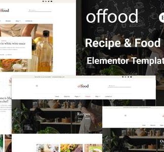Offood - Recipe & Food Blog Elementor Template Kit