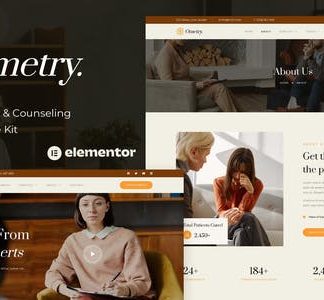 Ometry - Psychology Therapy & Counseling Elementor Template Kit