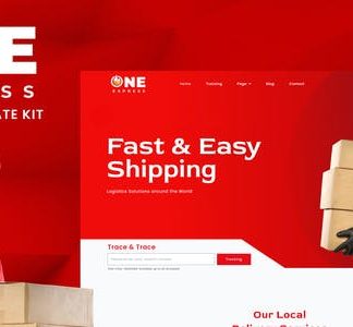 One Express - Logistics & Shipping  Elementor Template Kit