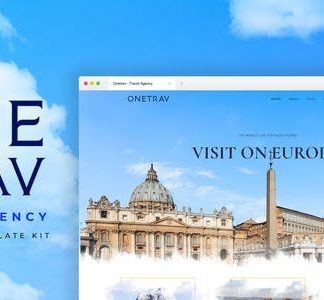 Onetrav - Travel Agency Elementor Template Kit