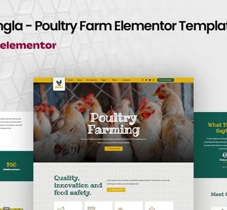 Ongla - Poultry Farm Elementor Template Kit