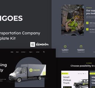 Ongoes - Shipping & Transport Company Elementor Template Kit