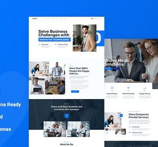 Onova - Technology IT Solutions Elementor Template Kit