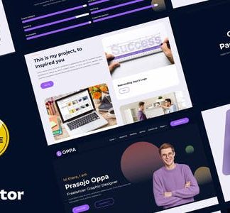 Oppa - Personal Portfolio Elementor Template Kit