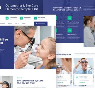 Optica – Optometrist & Eye Care Elementor Template Kit