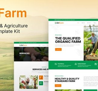 OriFarm – Organic Farm & Agriculture Elementor Template Kit