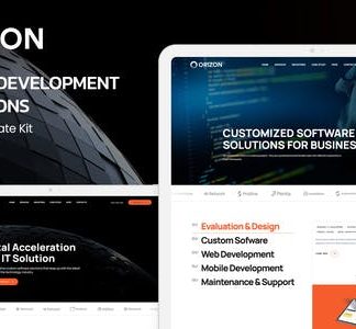 Orizon - Software Development & IT Solutions Elementor Template Kit
