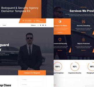 Ormas – Bodyguard & Security Agency Elementor Template Kit