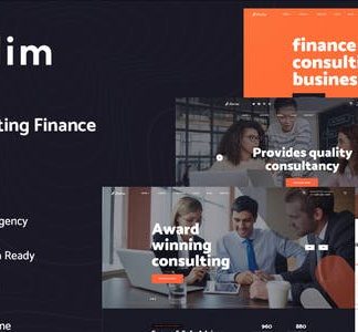 Oslim - Consulting Finance Elementor Template Kit