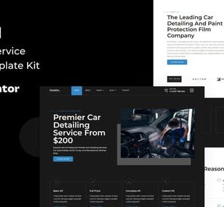 Otoklin - Car Detailing Service Elementor Pro Template Kit