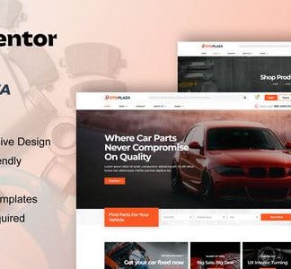 OtoPlaza - Auto Parts Store & Accessories Elementor Pro Template Kit
