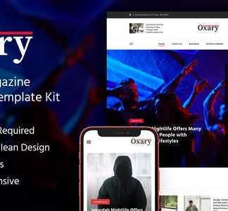 Oxary – News & Magazine Elementor Template Kit