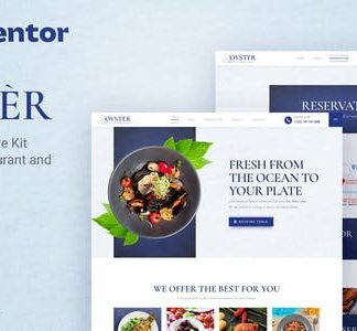 Oyster – Seafood Restaurant & Cafe Elementor Template Kit