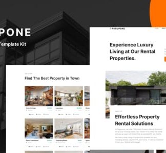 Pagupone - Real Estate Agency & Listing Elementor Template Kits