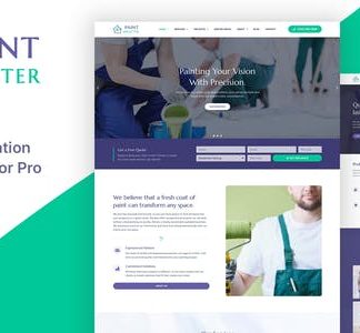 Paint Splatter - Painting & Renovation Services Elementor Pro Template Kit