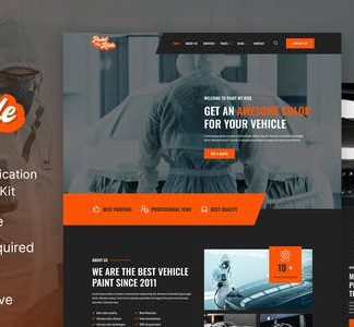 PaintMyRide – Car Painting & Modification Elementor Template Kit