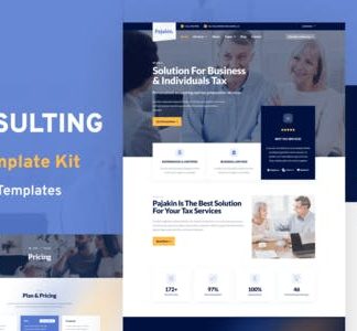 Pajakin - Tax Consultant & Financial Advisor Template Kit