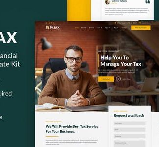 Pajax – Tax Advisor & Financial Consulting Elementor Template Kit