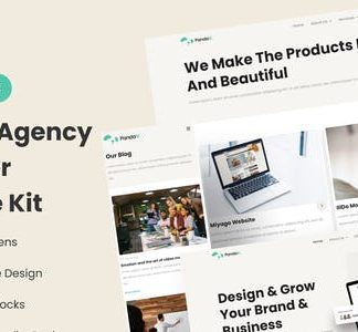 PandaV - Creative Agency Elementor Template Kit