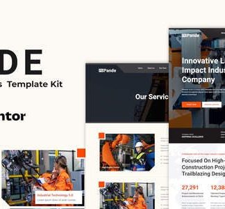 Pande - Factory & Industrial Elementor Template Kit