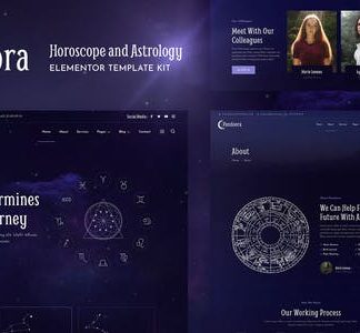Pandoora – Horoscope & Astrology Elementor Template Kit