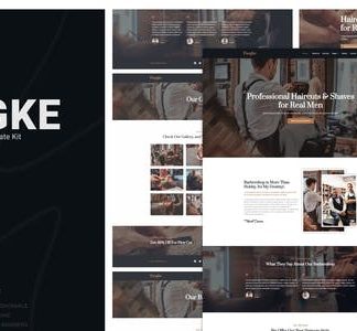 Pangke - Barbershop Template Kit