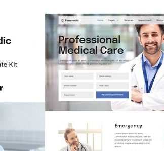 Paramedic - Medical Elementor Template Kit