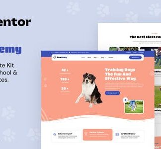 Pawdemy – Pet Training Academy Elementor Template Kit